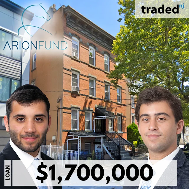 Eli Ben-Meir, Dylan Kronenberg & Amit Stern Of Arion Fund Provide $1.7M Bridge Loan For 10-Unit Multifamily In Jersey City
