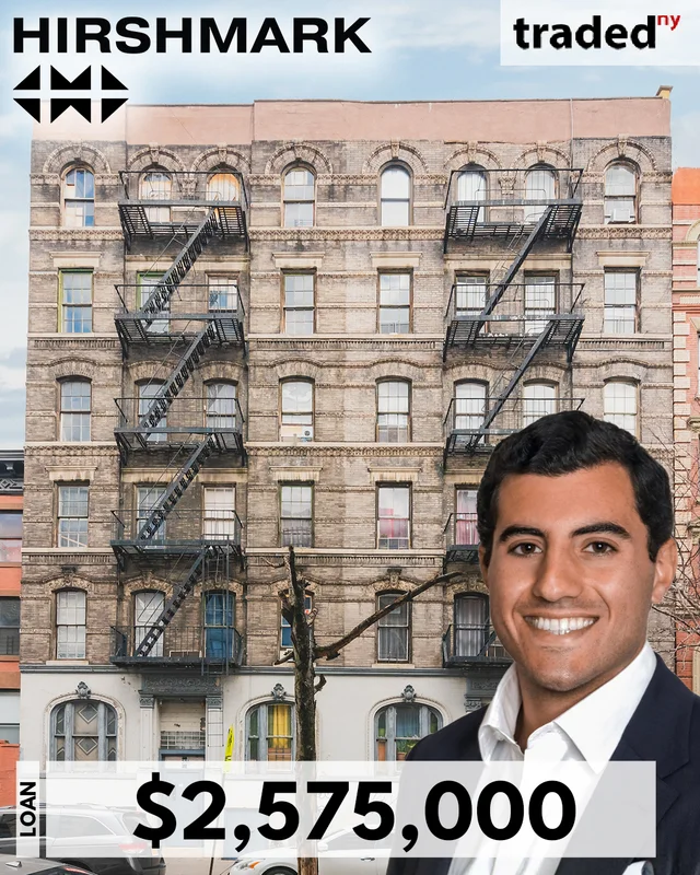 Bert R. Dweck Of Hirshmark Capital Provides $2.575M Acquisition Loan For Manhattan Multifamily Property