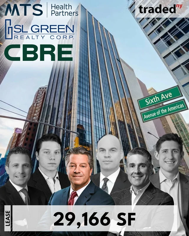 MTS Health Partners Signs 29,166 Square Foot Office Lease At 1185 6th Avenue In Midtown Manhattan