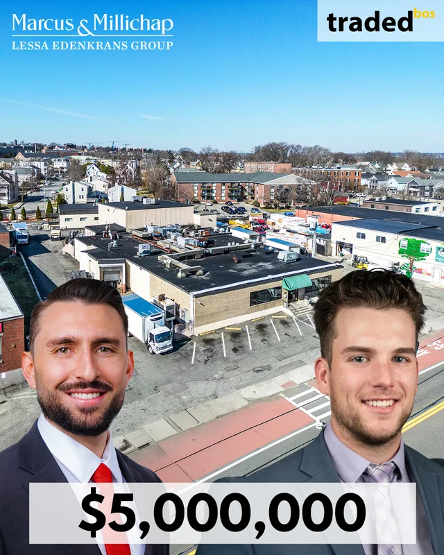 Sal Couto Purchases Industrial Property At 93 Mystic Avenue Medford For $5 Million With Brokers Mattias Edenkrans & Luigi Lessa