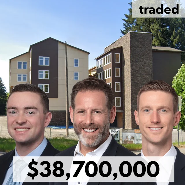 Kidder Mathews Brokers Max Frame, Dylan Simon & Jerrid Anderson Sell Vancouver Multifamily For $38.7M