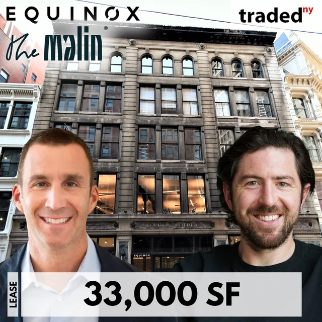 Ciaran McGuigan Of The Malin Secures Sublease From Harvey Spevak Of Equinox In Manhattan