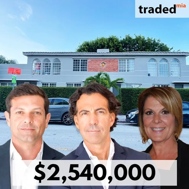 Felipe Viel & Jose Maria De Guzman Acquire Multifamily Property In Miami Beach For $2.54M