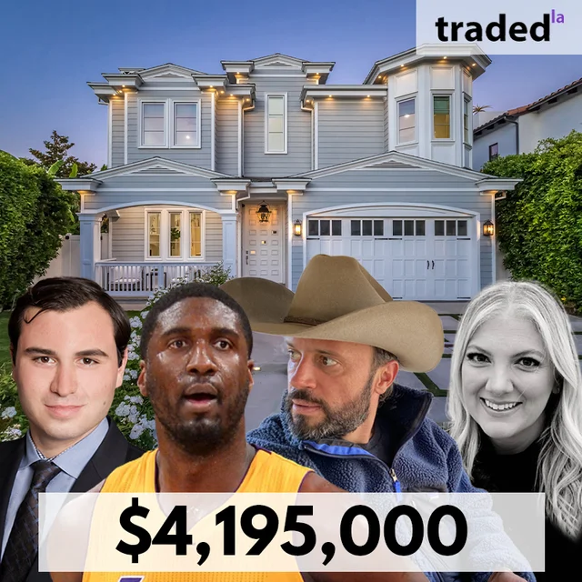 Roy Hibbert Sells West Hollywood SFR On N. Vista St. For $4.2M With Brokers Marc Noah, Kyle Dordick & Christina Graziano