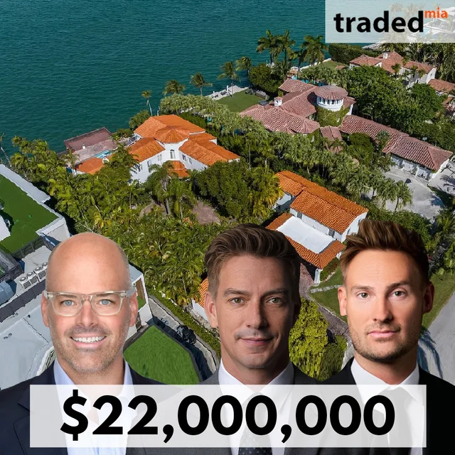 Reid Heidenry And Marko Gojanovic Of Sotheby's International Realty Represent Buyer In Miami Beach Sale For $22M