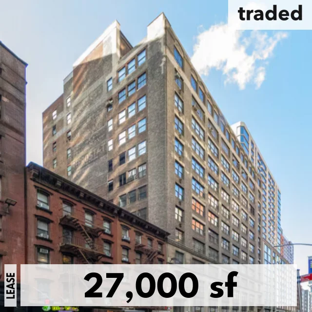 Samuel Hartstein Represents Tenant In 27000 SF Office Lease In New York