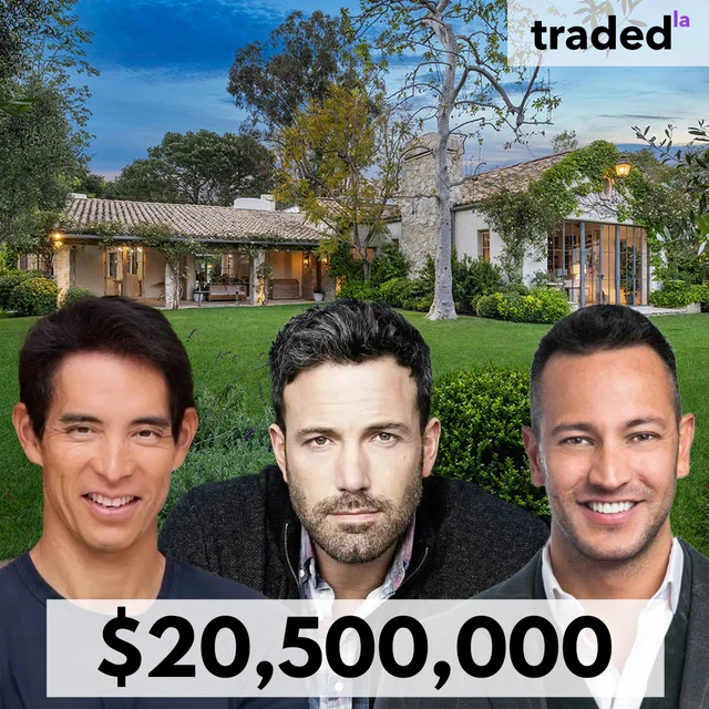 Ben Affleck Purchases $20.5 Million Mansion In Pacific Palisades With Brokers H. Blair Chang & Santiago Arana