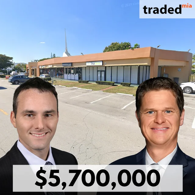 Marcus & Millichap Brokers $5.7M Sale Of Plaza 77 Shops In Miami From Seller Plaza 77 Shops LLC