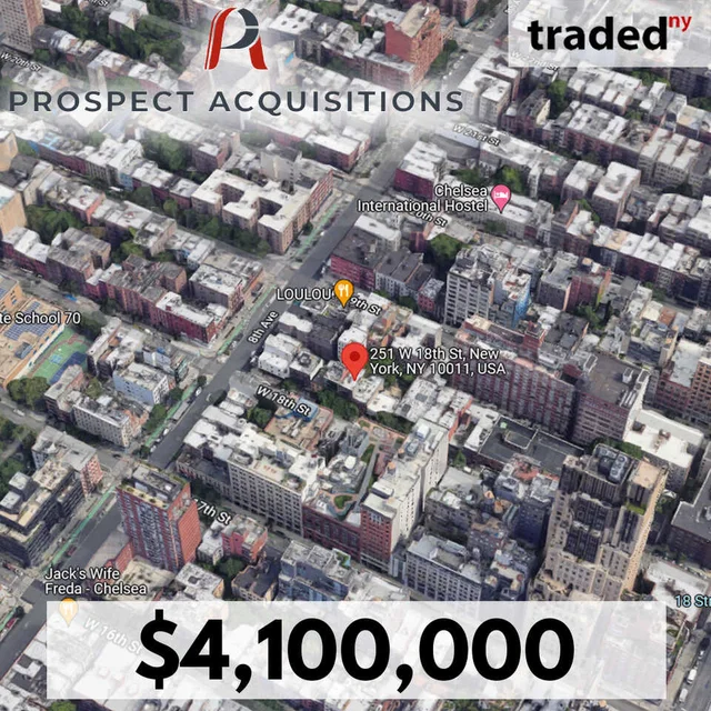 Prospect Acquisitions Acquires Mixed-Use Building In Chelsea For $4.1M