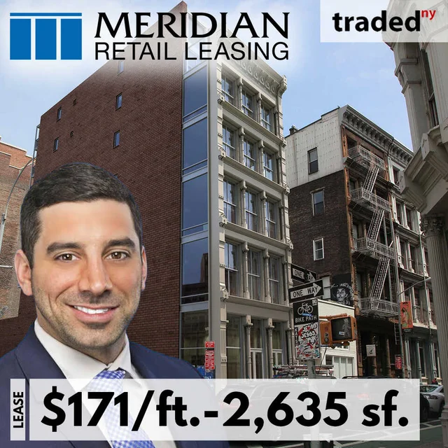 No Standing NYC Leases Retail Space At 74 Grand Street, SoHo With Greg Goldberg - Meridian Retail Leasing