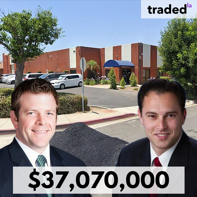 2000 Gold Limited Partnership Sells Office And Industrial Assets In Monterey Park And City Of Industry For $37.1M With Ryan Campbell & Tony Naples
