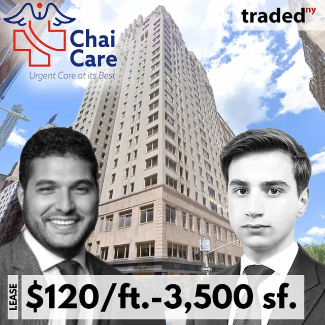 Chai Urgent Care Leases Retail Space At 1425 6th Ave In Central Park