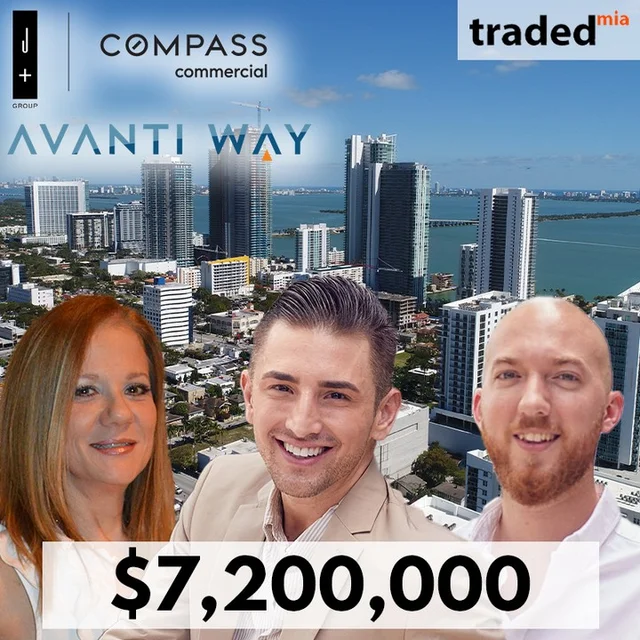 Carrera Family Sells Edgewater Development Site For $7.2M With Buyer's Reps Jesse Spencer & Juan Sotolongo - J& Group - Compass Commercial And Seller's Rep Maria Gueits - Avanti Way