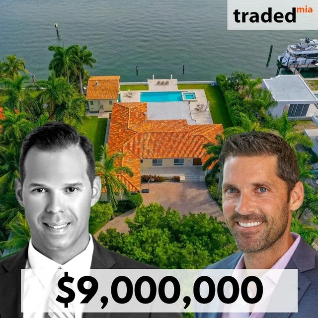 205 North Hibiscus Drive Sold In Miami Beach For $9M With Buyer's Rep Chad Carroll & Seller's Rep Andres Morales