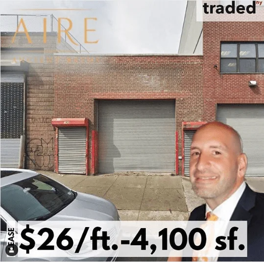 Aire Ancient Baths Leases 4,100 SF Industrial Space At 142 18th Street In Brooklyn