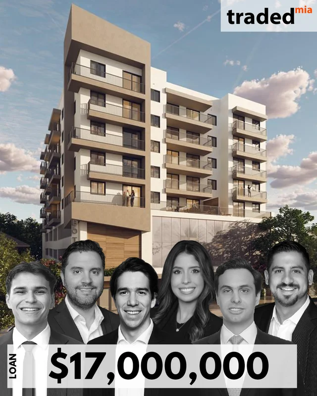 Fernando Murzi, Ivanna Jimenez Ruiz & Jesus Luongo Secure $17M Construction Loan For Miami Condominiums