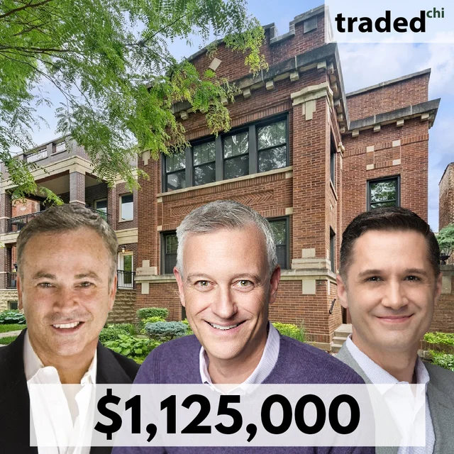 Historic Three-Unit Building Sold In Chicago For $1.125M With Ron Ehlers As Buyer's Rep
