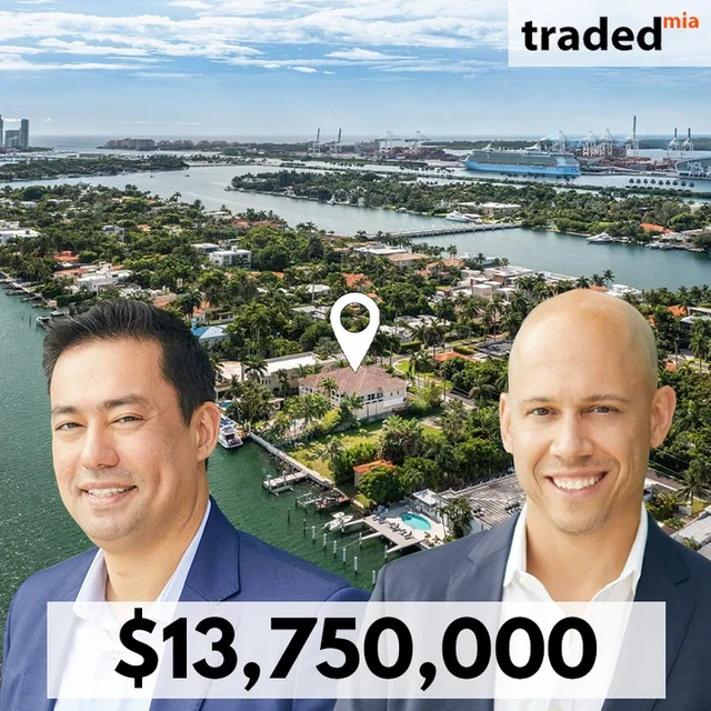 Joseph Frank Acquires Miami Beach SFR For $13.75M With Seller's Rep Bryan Sereny & Bill Hernandez