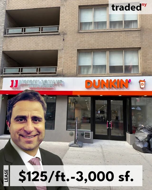 Dunkin' Jimmy John's Leases Retail Space At 55 West 14th Street For $125/ft