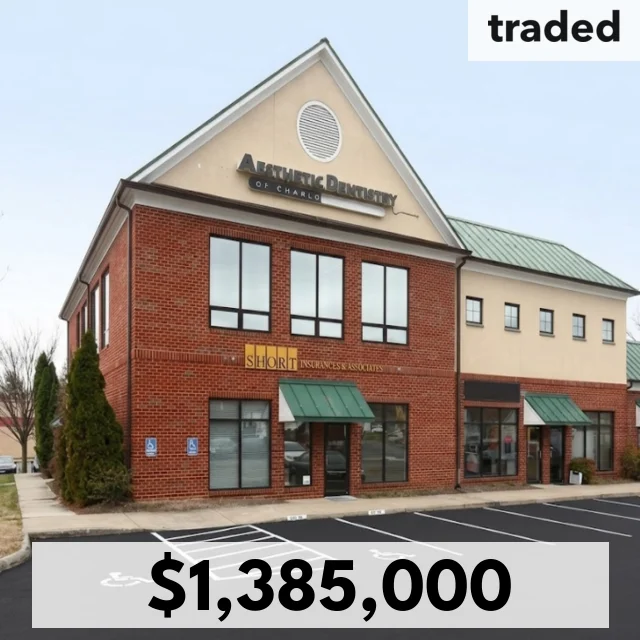 Charlottesville Area Dental Access Acquires Office Condominiums For $1.385M From DHK Holdings VA LLC