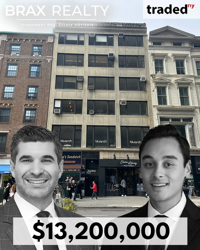 Sander Tice Sells Office Asset In Flatiron District For $13.2 Million With Brokers Michael Ferrara & Cole Kinney Leonhardt