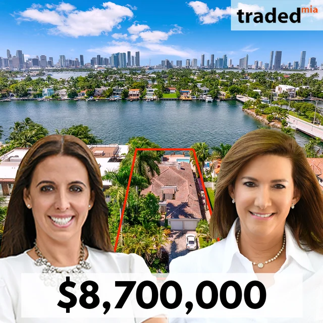 Ines Marta And Iliana Abella Of Compass Sell Waterfront Single Family Home In Miami Beach For $8.7M