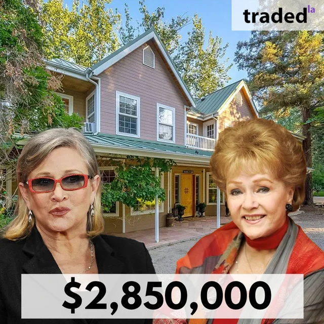 Carrie Fisher & Debbie Reynolds' Creston, CA Single Family Sells For $2.85M With Buyer's Rep Holly Smith & Seller's Rep Ian Chandler & Jennifer Kennedy