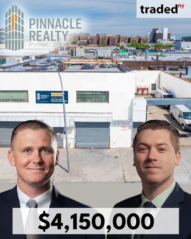 Andy Wrobel Purchases Industrial Property At 43-15 36th Street Queens For $4.15M With Seller's Rep James Ege & Tyler Fields