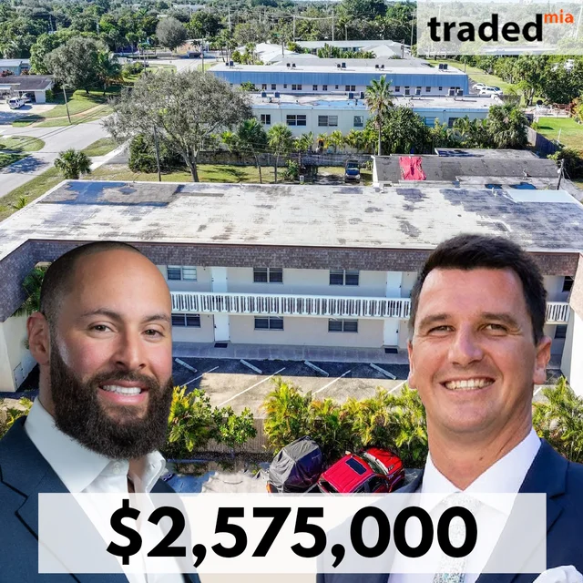 Rene Perez Of Florida Realty Of Miami Represents Buyer In $2.575M Multifamily Sale In North Palm Beach