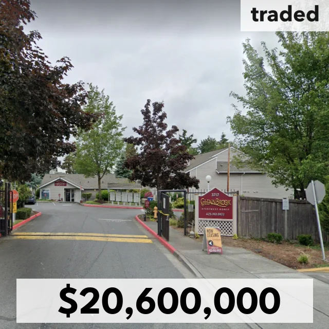 Lynnwood LLC Acquires 80-Unit Multifamily Property For $20.6 Million In Lynnwood WA