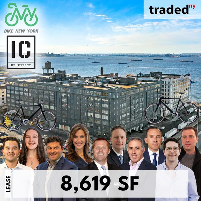 Bike New York Signs 10-Year Lease For 8619 Sq Ft Office At Industry City In Brooklyn