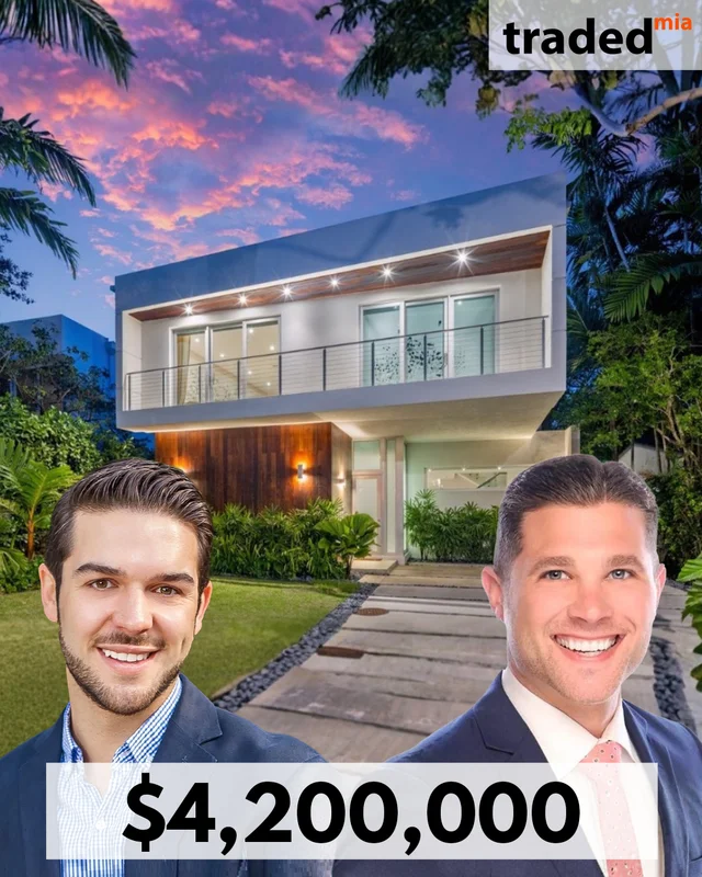 Julien Sormonte Purchases Single Family Home From Alejandro Esteve For $4.2M In Miami