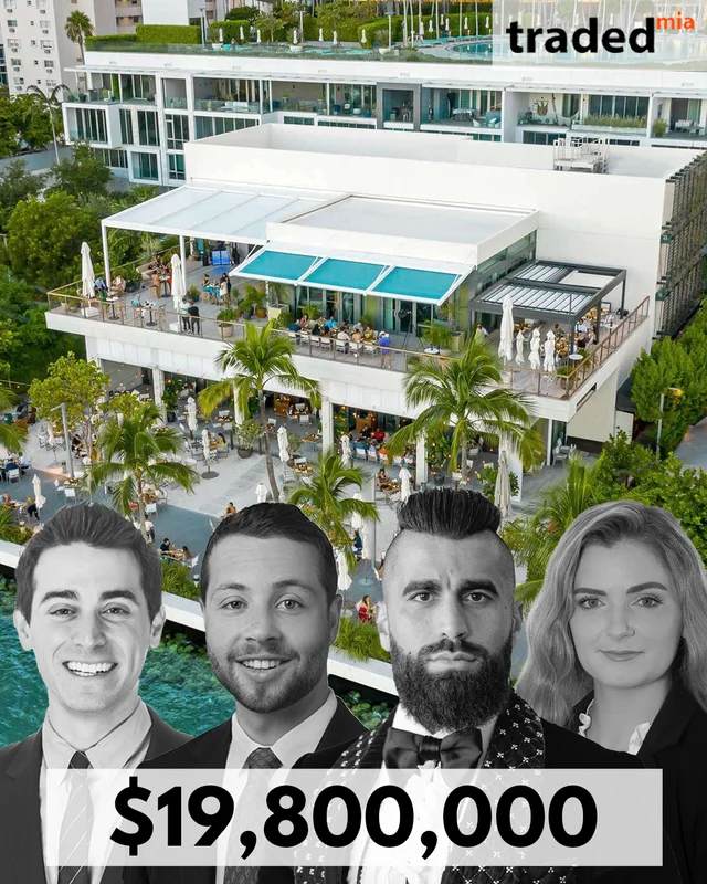 RIVANI Sells Waterfront Restaurant Space In Miami’s Edgewater For $19.8 Million With JLL Brokers