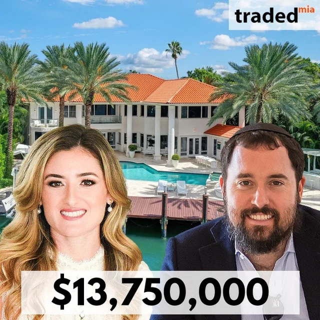 Ryan Tolkin And Ariella Tolkin Acquire SFR On North Bay Road In Miami Beach With Buyer's Rep Hillary Hertzberg, For $13.75M
