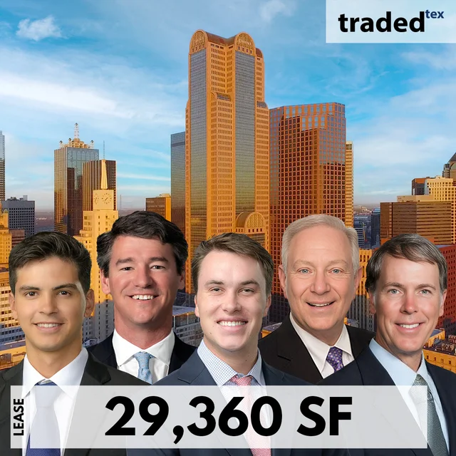Morgan, Lewis & Bockius Renews 29,360 Square Foot Office Lease At Comerica Bank Tower In Dallas