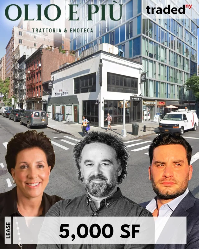 Olio E Più Signs 15-Year Lease At 106 3rd Avenue With Landlord Solil Management