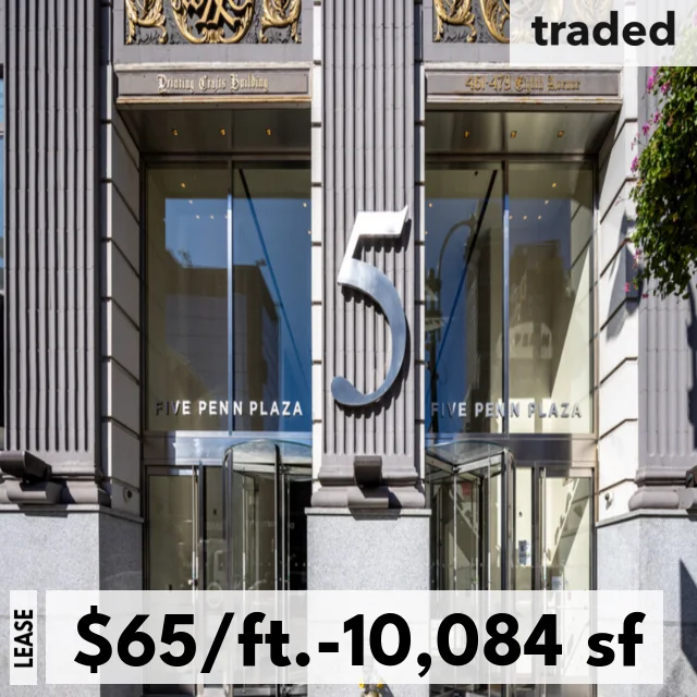 Haymes Investment Company Leases 10084 SF At 5 Penn Plaza New York To Tenant Represented By James Seo And John Dolan