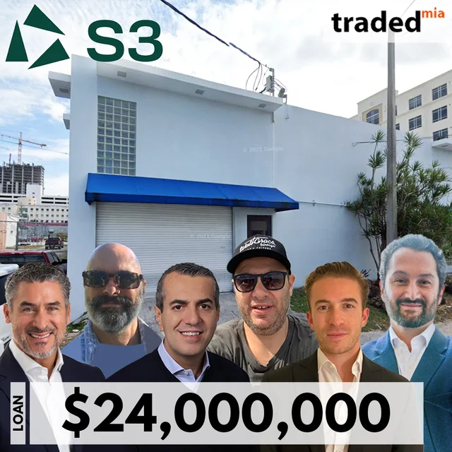 S3 Capital Partners Provides $24M Acquisition Loan For Miami Development Site