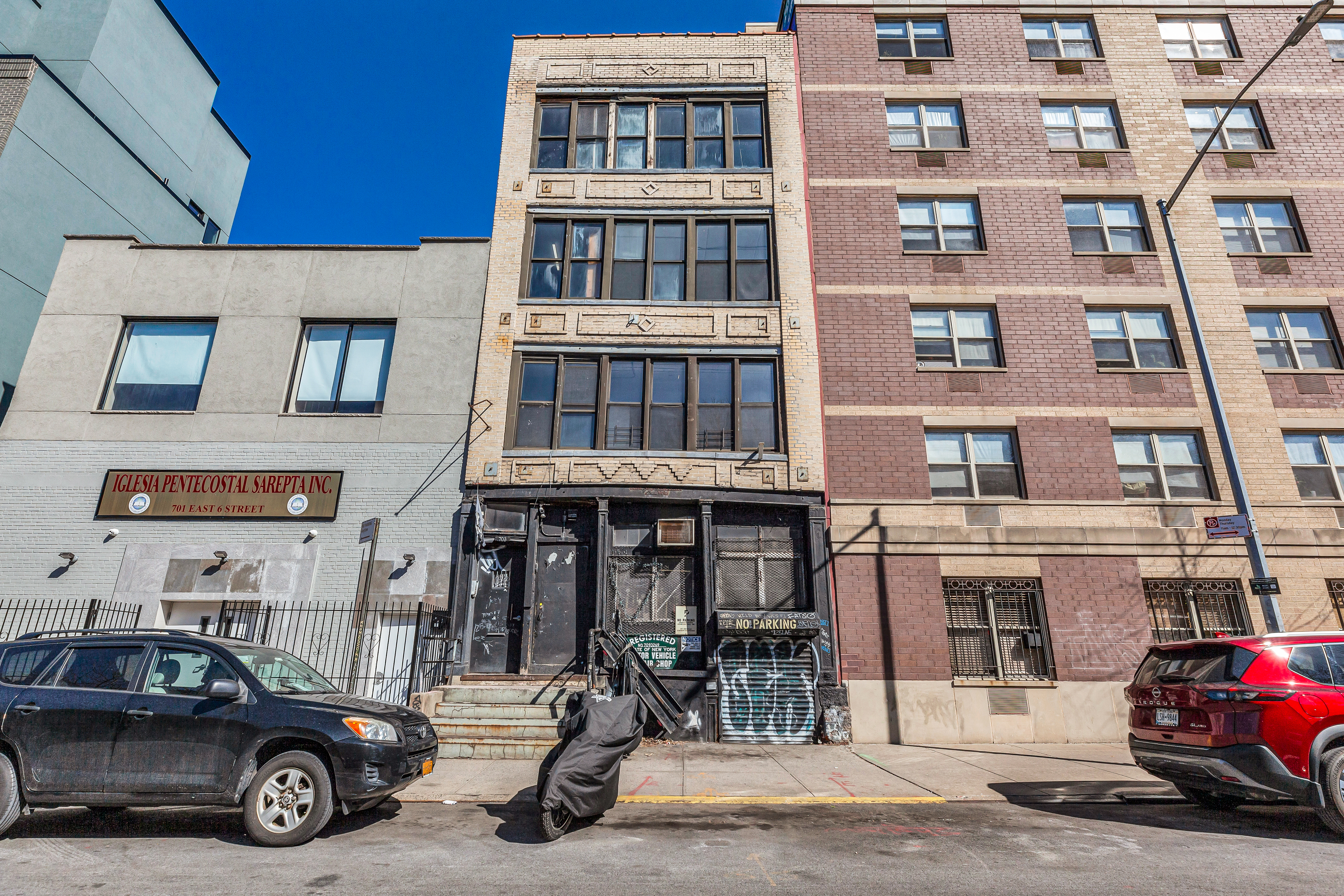 Ideal Conversion Mixed-Use Building at 703 East 6th Street