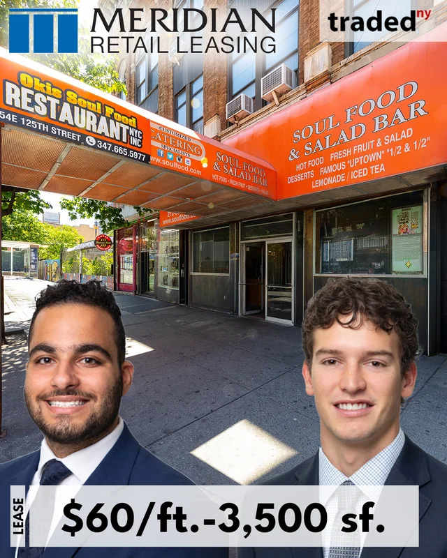 Eva Kantlis Leases Retail Space To 54 Mini Mart At 54 East 125th Street For $60/ft
