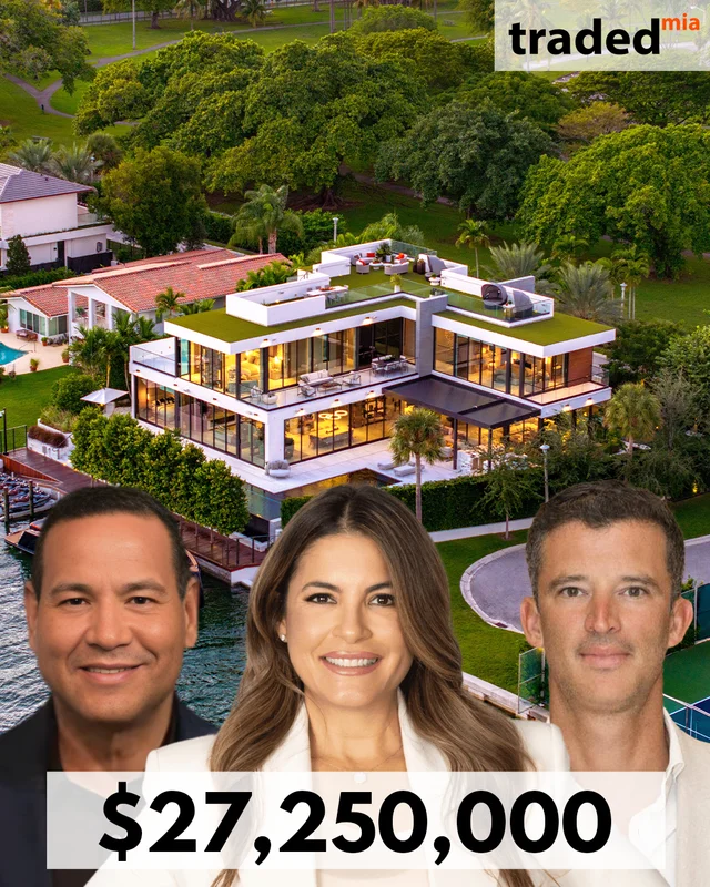 Luis García Sells Casa Moderne At 790 Lake Road Miami For $27.25 Million With Ana Teresa Rodriguez And Cyril Matz As Reps