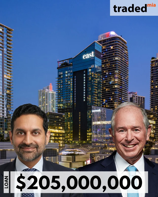 Blackstone Secures $205 Million Refinancing Loan From J.P. Morgan Chase For East Miami Hotel