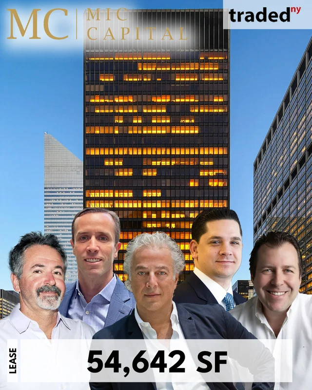 MIC Capital Partners Expands Office Space At 375 Park Avenue Under 25-Year Lease