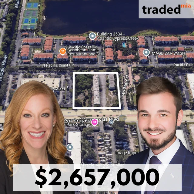 City Of Tamarac Acquires 3.07-Acre Mixed-Use Site For $2.657M From Raquel And Jonathan Rothman