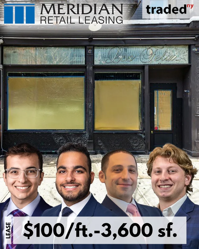 G Way Jo Leases 3600 SF Retail Space At 109 Ludlow Street With Tenant's Rep Lee & Associates