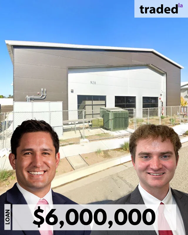 Jacob Lee & Nathan Toomey Of PSRS Arrange $6 Million Refinancing For Industrial Asset In Grover Beach
