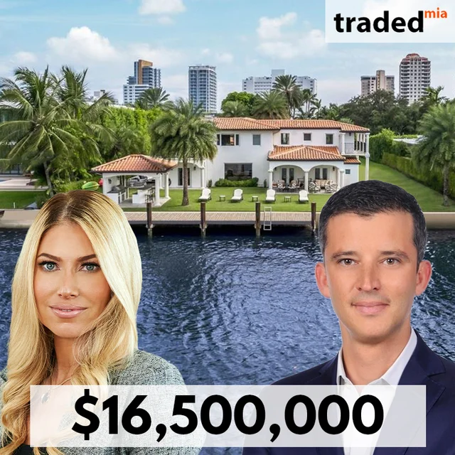 Douglas Elliman Brokers Cyril Matz & Dina Goldentayer Sell Miami Beach Single Family For $16.5M