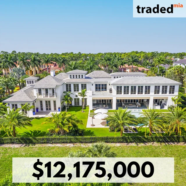 Michael Joseph Mcgraw & Nicole H Mcgraw Acquire Single Family Home In Palm Beach Gardens For $12.2M
