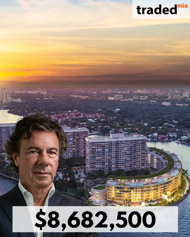 Alberto Arciniega Purchases Condo From Ugo Colombo Of CMC Group For $8.68 Million In Miami