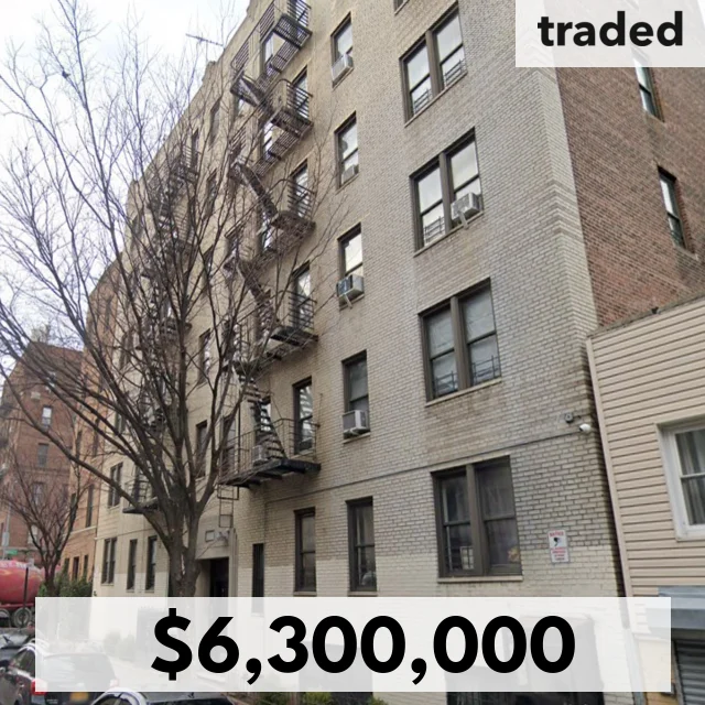 Unknown Buyer Acquires Bronx Property From Rooftops Realty Inc For $6.3M With Matthew Barbaccia And Christian Dedvukaj As Buyer's Representatives